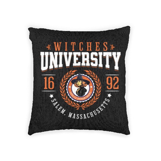 Witches University Woven Pillows