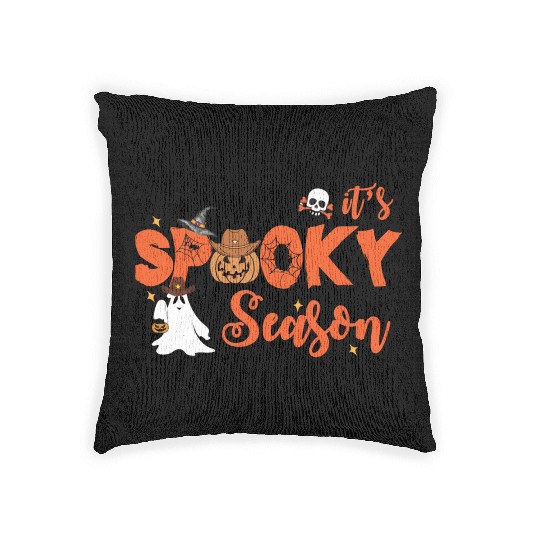 ITS SPOOKY SEASON Woven Pillows