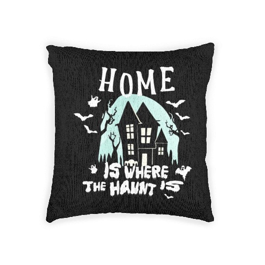 Haunted House: Home is Where the Haunt Is 2 Woven Pillows