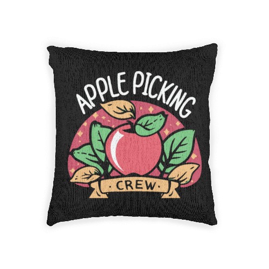 Apple Picking Crew Woven Pillows