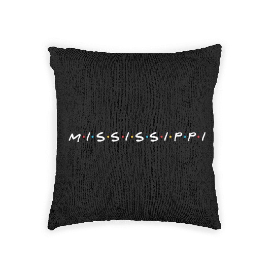 Mississippi Friends Woven Pillows