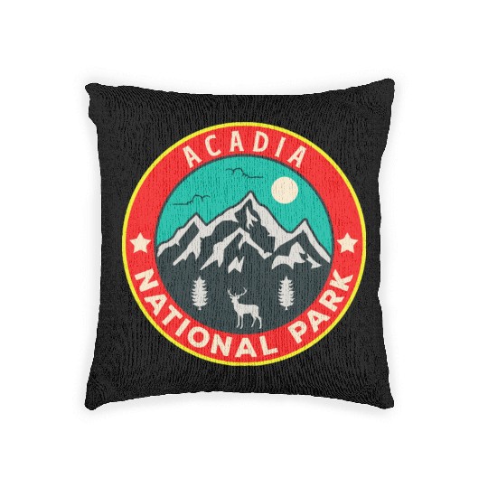 Acadia National Park Woven Pillows Acadia National
