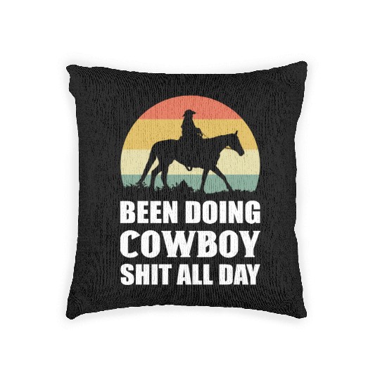 Cowboy Stuff Rancher Gift Woven Pillows