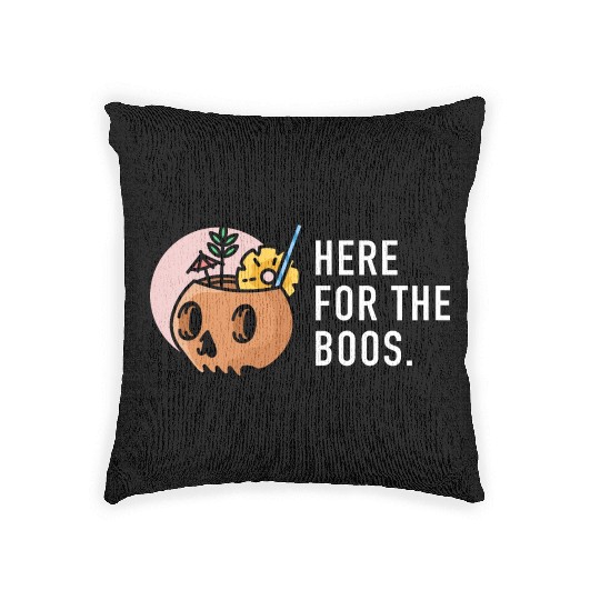 halloween 2 white Woven Pillows