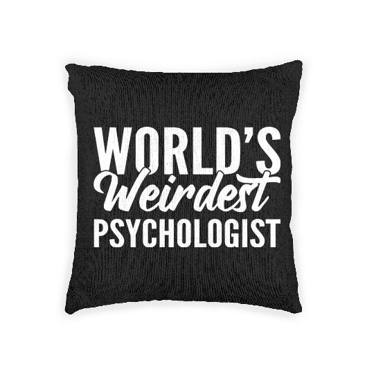 Funny Psychology Psychotherapist Woven Pillows