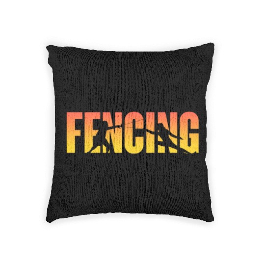 Fencing Woven Pillows