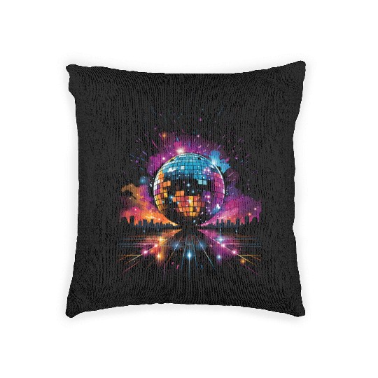 Disco Ball Party Woven Pillows