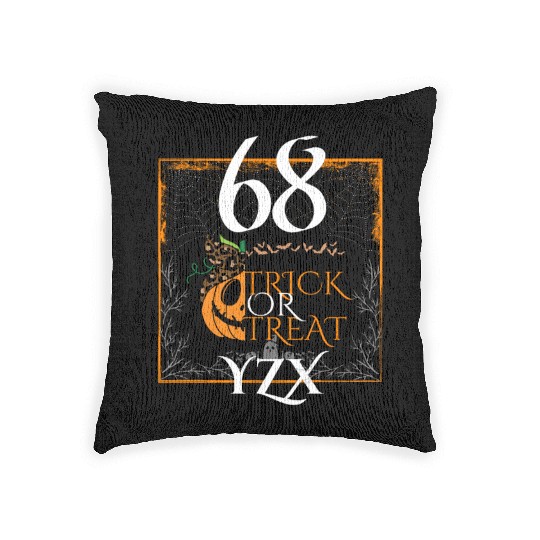 Halloween trick or treat Woven Pillows