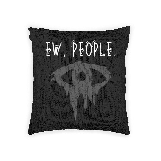 Ew People Dripping Eye Woven Pillows