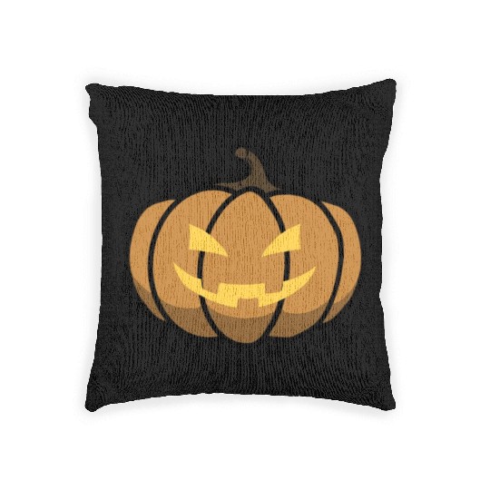Jack O Lantern Woven Pillows