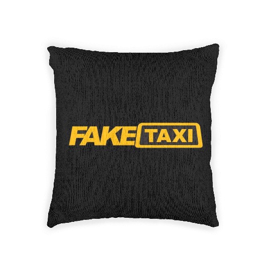 fack taxi Woven Pillows