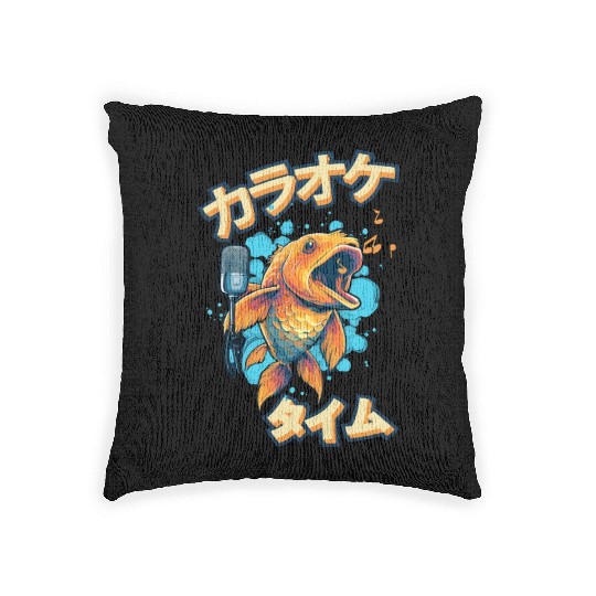 Koi Fish Koi Carp Japanese Koi Garden-Pond funny Woven Pillows