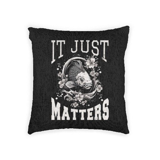 Koi Fish Koi Carp Japanese Koi Garden-Pond funny Woven Pillows