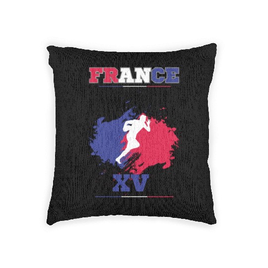 French rugby cool Jersey football men women kids Woven Pillows