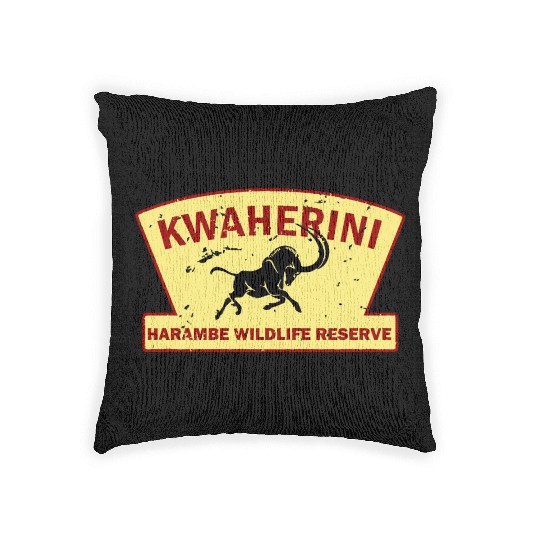 Kwaherini Harambe Wildlife Reserve Woven Pillows