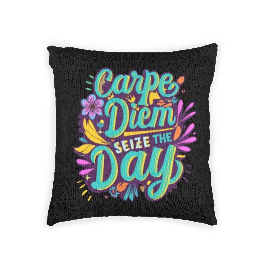 Carpe diem Woven Pillows