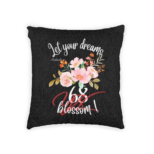 Let your dreams blossom Woven Pillows
