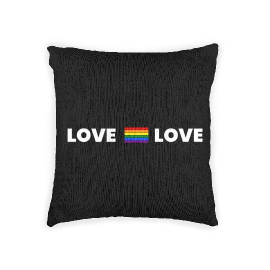 Love Is Love Woven Pillows