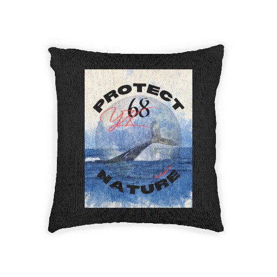protect nature Woven Pillows