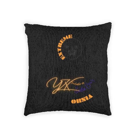 Extreme surfing santa cruz california Woven Pillows