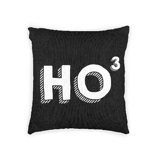 Ho Ho Ho Ho Cube Woven Pillows