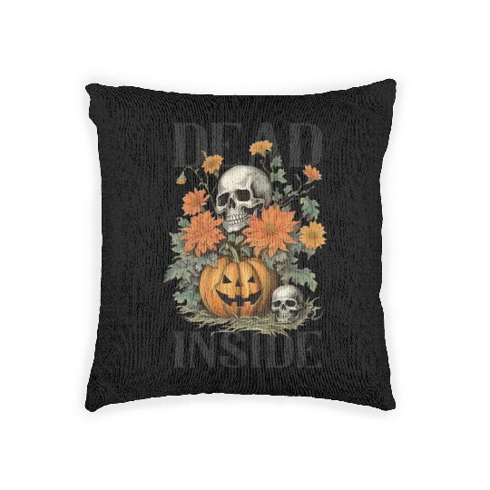 Dead Inside Woven Pillows