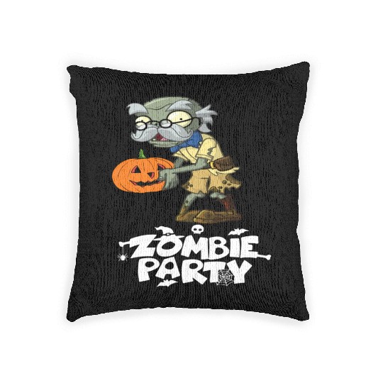 Party For Zombies Woven Pillows