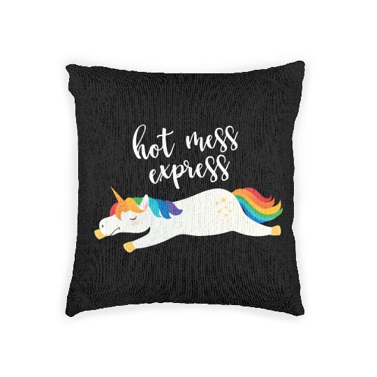 Hot Mess Express Magical Unicorn Woven Pillows