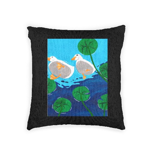 Duck Pond Woven Pillows