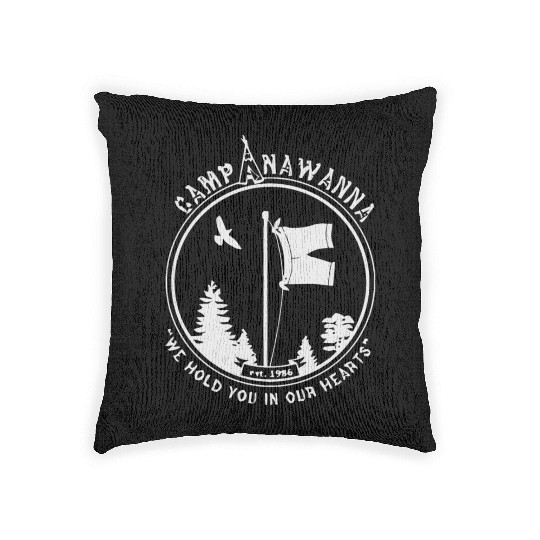 Camp Anawanna we hold you in our hearts Woven Pillows