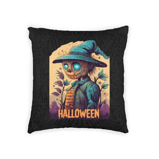 Scarecrow Woven Pillows