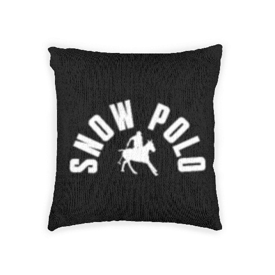 Snow Polo Pocket Design Woven Pillows