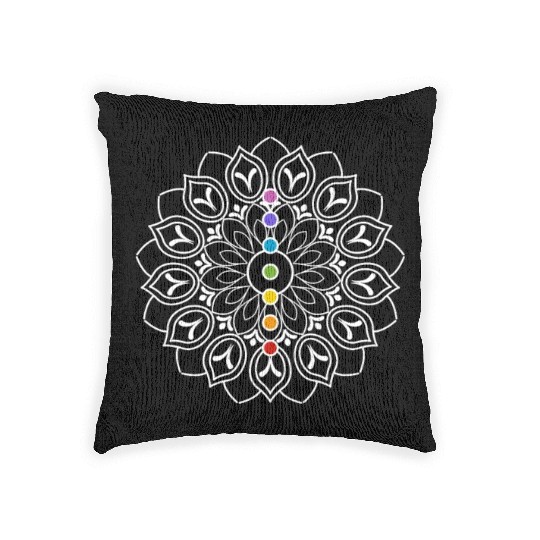 Mandala Chakra Woven Pillows