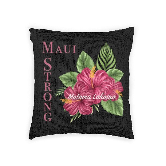 Malama Lahaina: Maui Strong 2 Woven Pillows