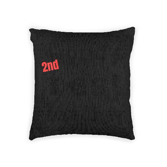 funny gift for teacher, world's 2nd best teacher Woven Pillows