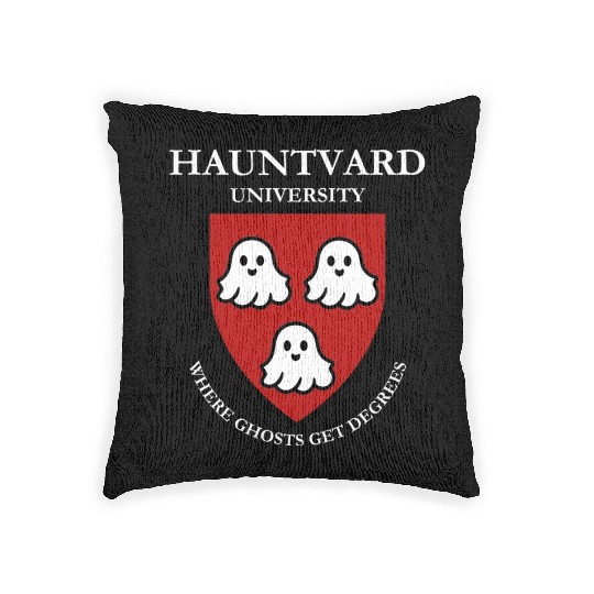 Har-Boo-ard University: Kawaii Vintage Retro Cute Woven Pillows