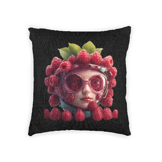 RASPBERRY Woven Pillows