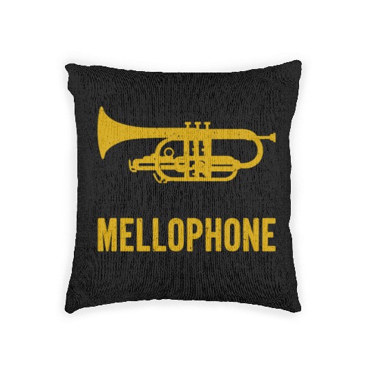 Mellophonist Musical Instrument Orchestra Woven Pillows