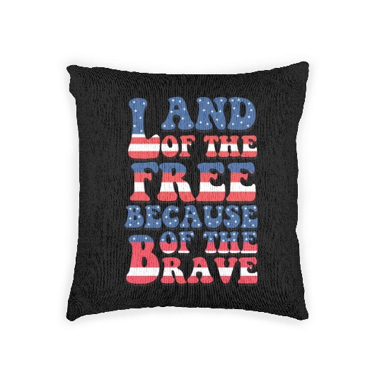 Land of the free Woven Pillows