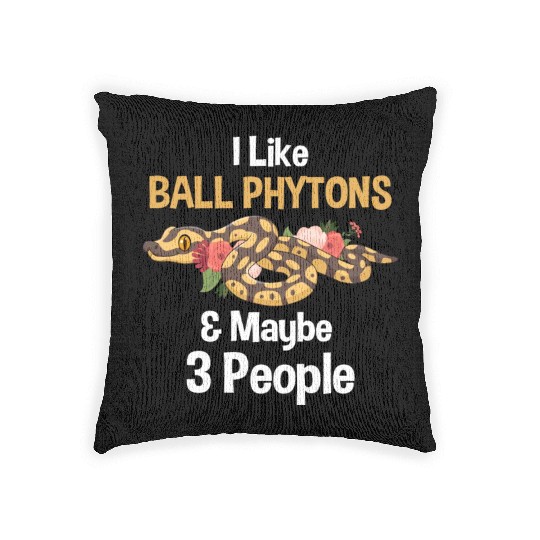 Reptile Collector Boa Serpent Snake Lover Ball Woven Pillows