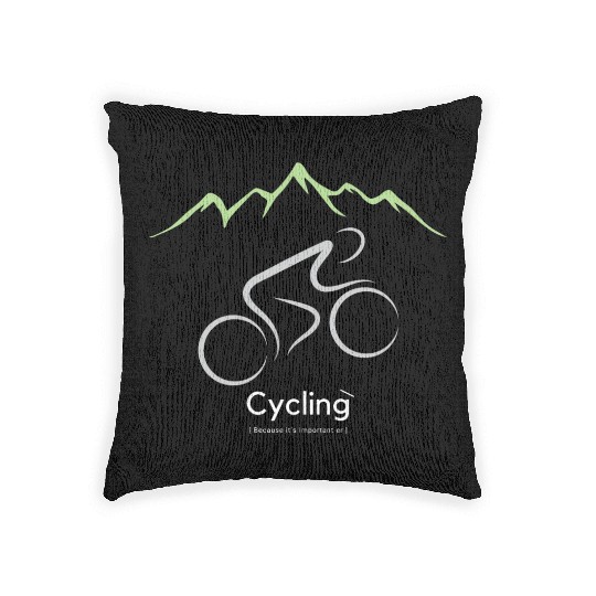 Cycling for Life Woven Pillows