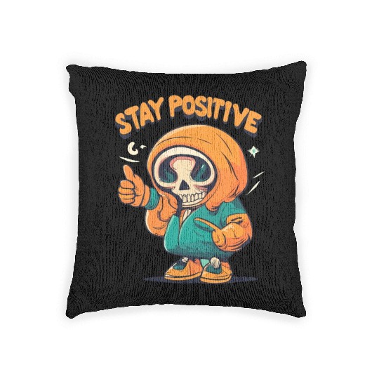 Stay Positive Designs Woven Pillows