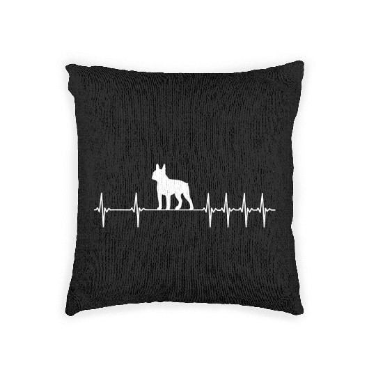 Boston Terrier Dog For Dog Lover Woven Pillows