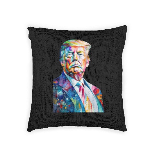 DONALD TRUMP " WANTED" AND "WE LOVE WINNERS" Woven Pillows