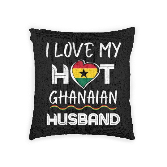 Funny Ghanaian Husband Proud Wife Woven Pillows