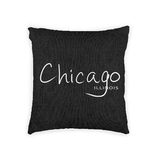 Chicago Illinois USA Woven Pillows