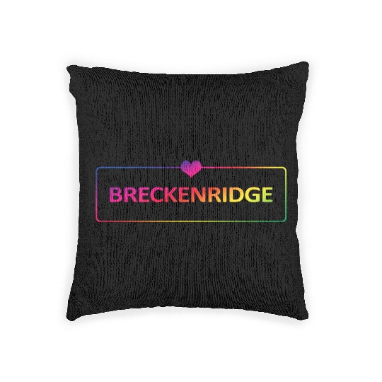 Breckenridge Colorado Usa Woven Pillows