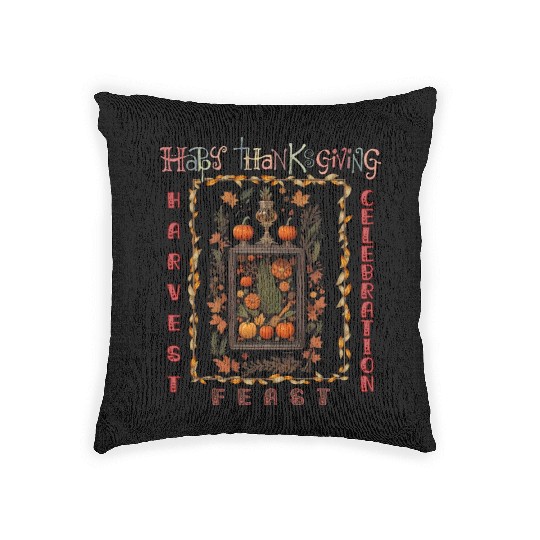 "Harvest Feast Delight" Woven Pillows