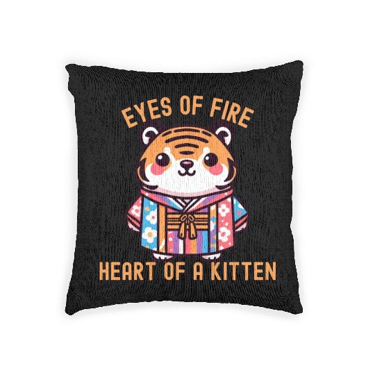 Bengal tiger in Kimono Woven Pillows