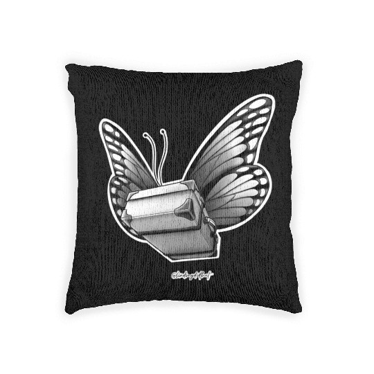 Monarch Travel Bug - Travel Bug Series Woven Pillows